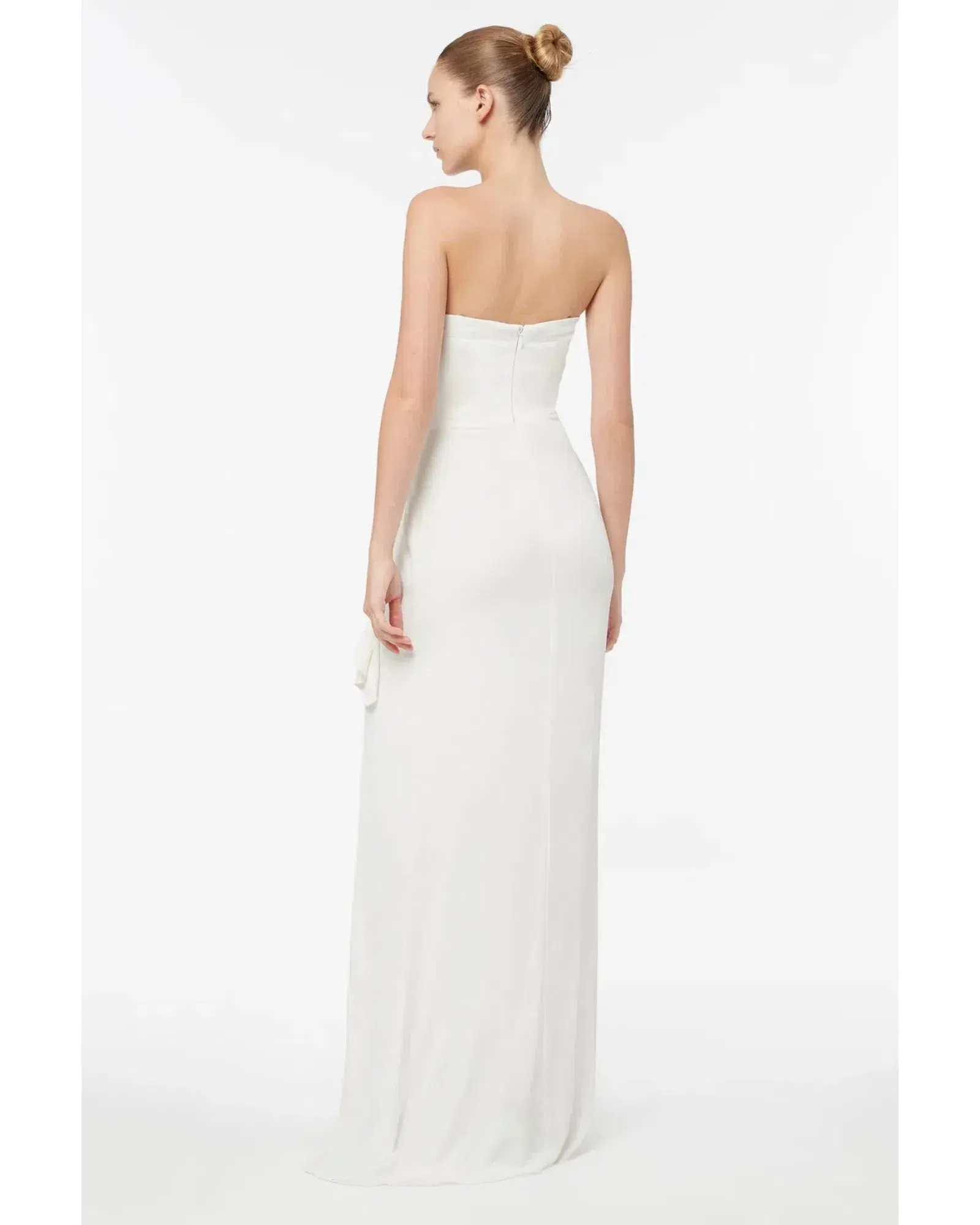 Manning Cartell Asymmetrical Games Gown White Size AU 8 - Image 3