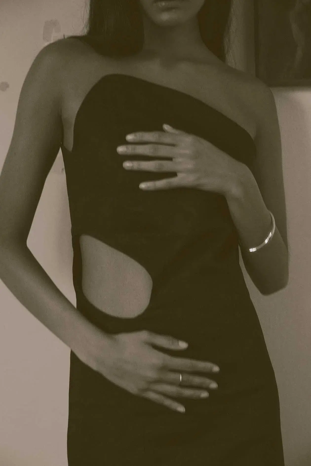 Elaine Hersby Pippa Midi Dress Black Size L / AU 12 - Image 5