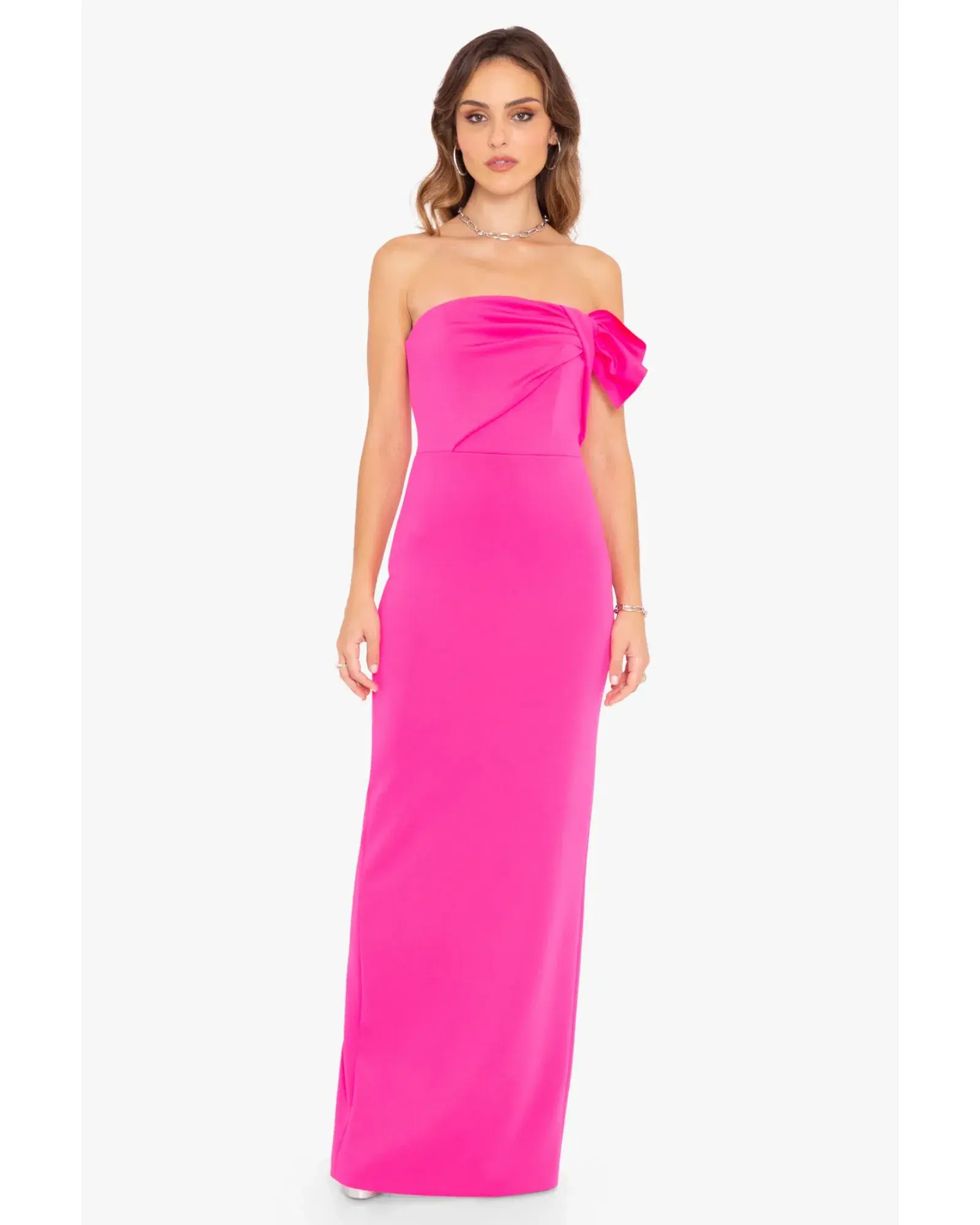 Black Halo Divina Gown Iconic Pink Size XS / AU 6 - Image 1