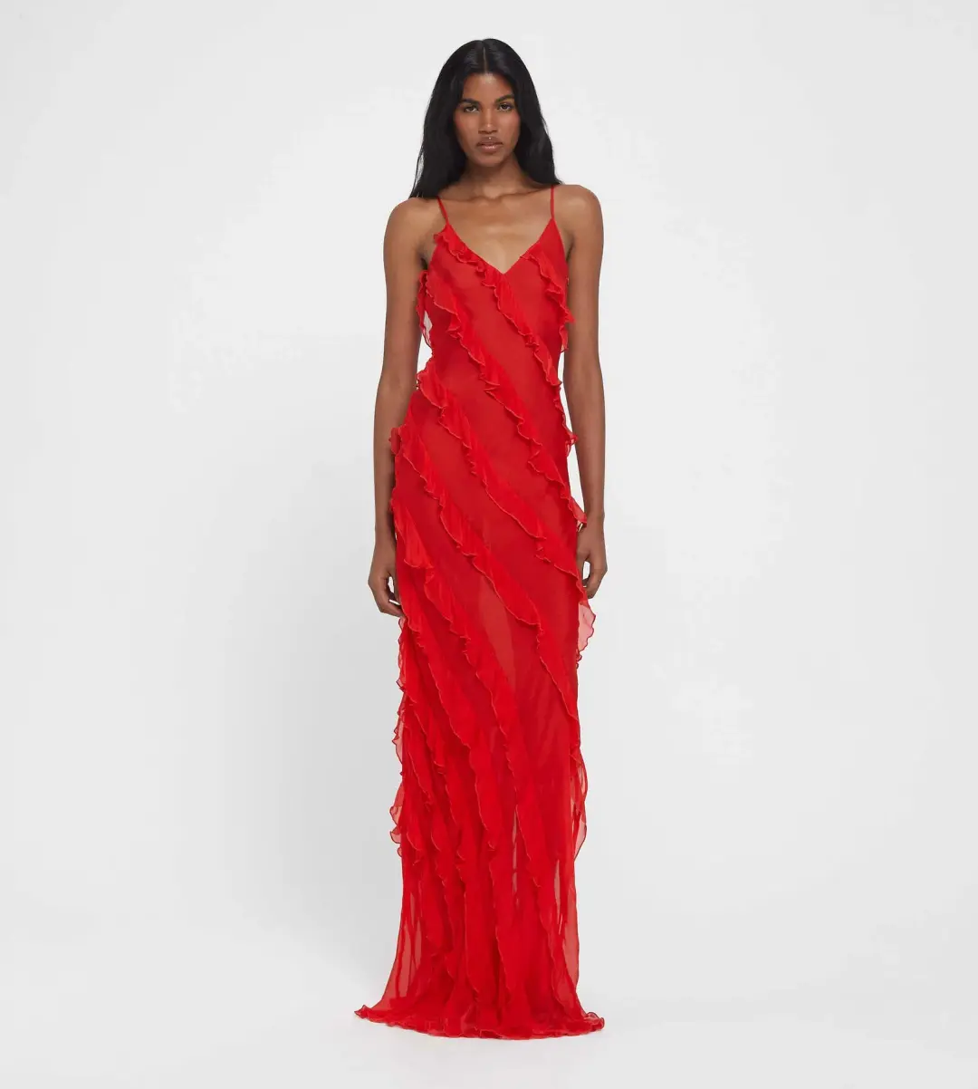 Rat & Boa Cecelia Maxi Dress Red Size XS / AU 6 for rent on The Volte - main image