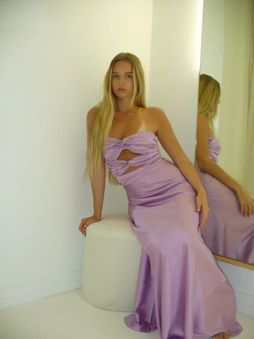 HNTR the Label Inka Gown Lilac Size S / AU 8 - Image 2