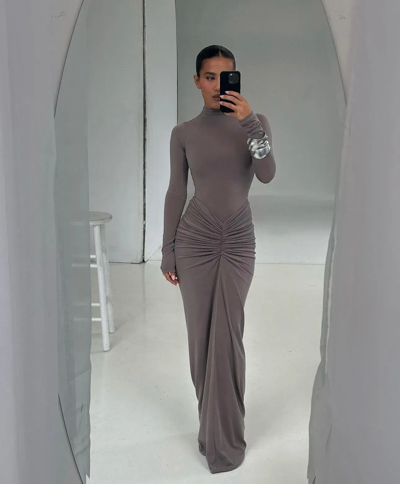 Effie Kats Tia Bodysuit and Kayson Maxi Skirt Size XL - Image 3