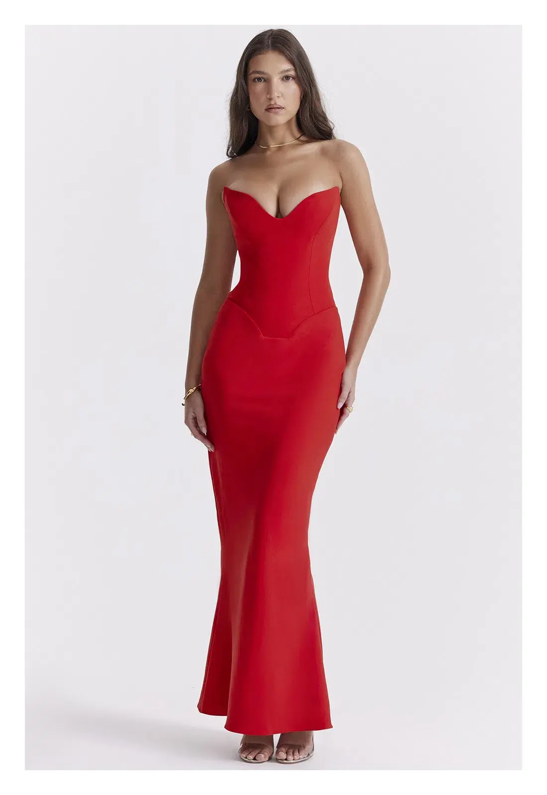 House of CB Tamara Cherry Dress Red Size S / AU 8 - Image 4