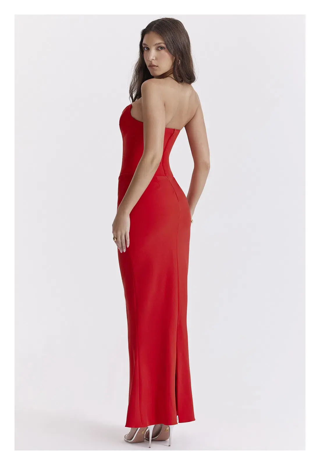 House of CB Tamara Cherry Dress Red Size S / AU 8 - Image 3