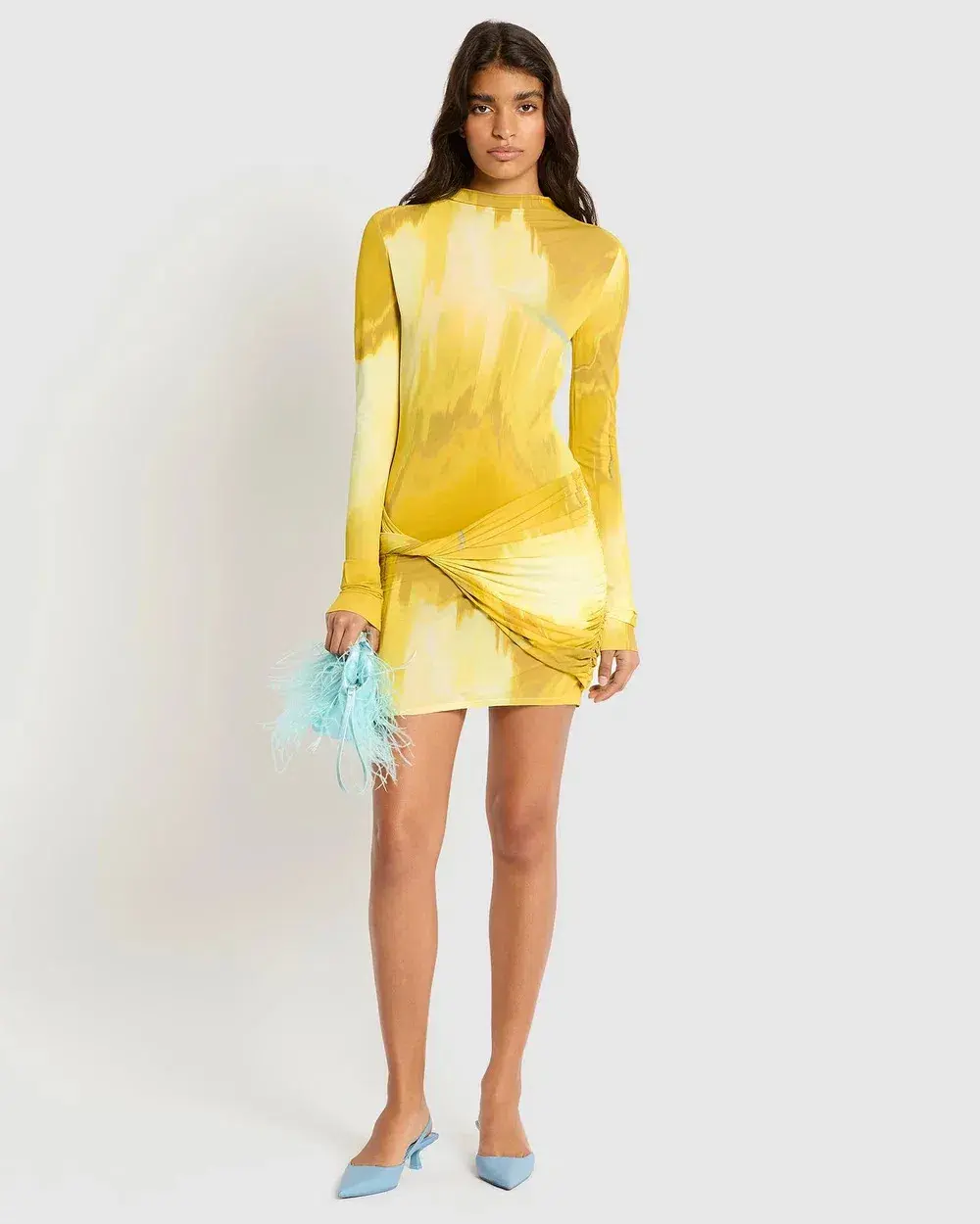 Sass & Bide Ombré Abyss Mini Dress Print Size M / AU 10 - Image 1