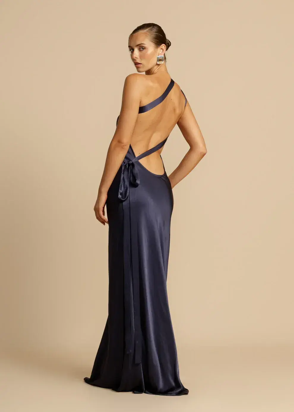Acrina Ori Monique Dress // Navy // Size 8  - Image 4