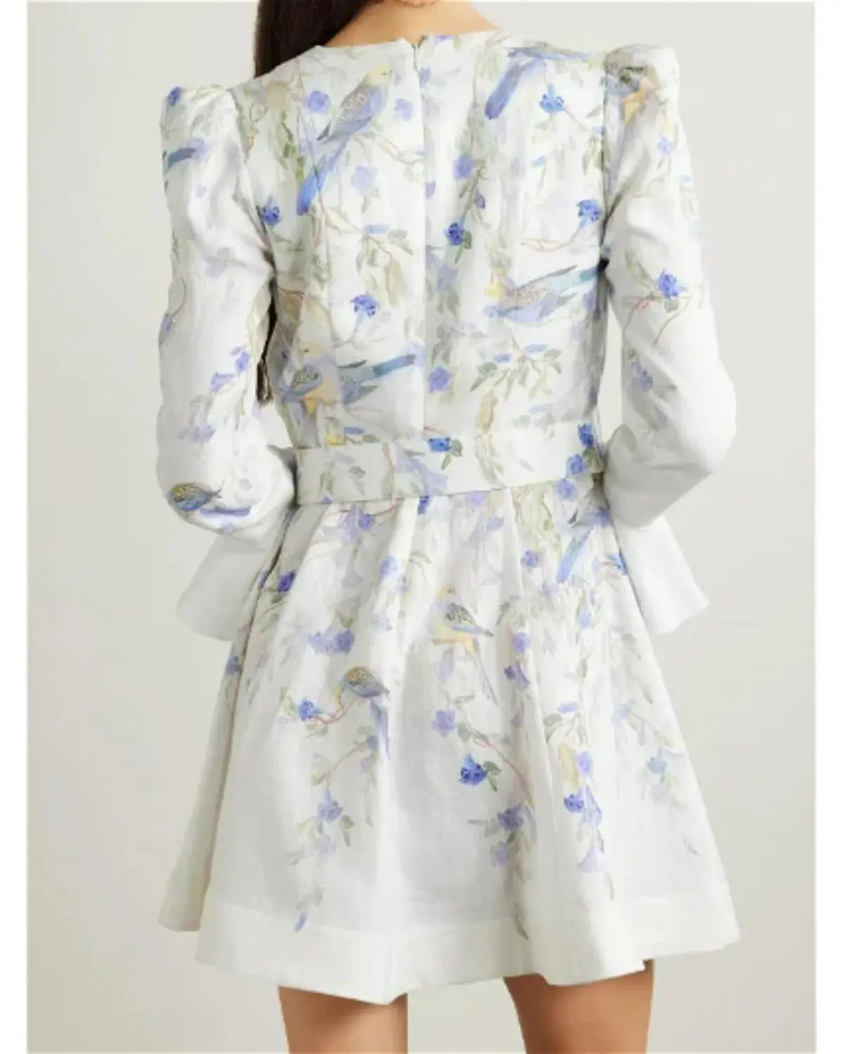Zimmermann Nutura Mini Dress Blue Birds Size 3 / AU 14 - Image 2