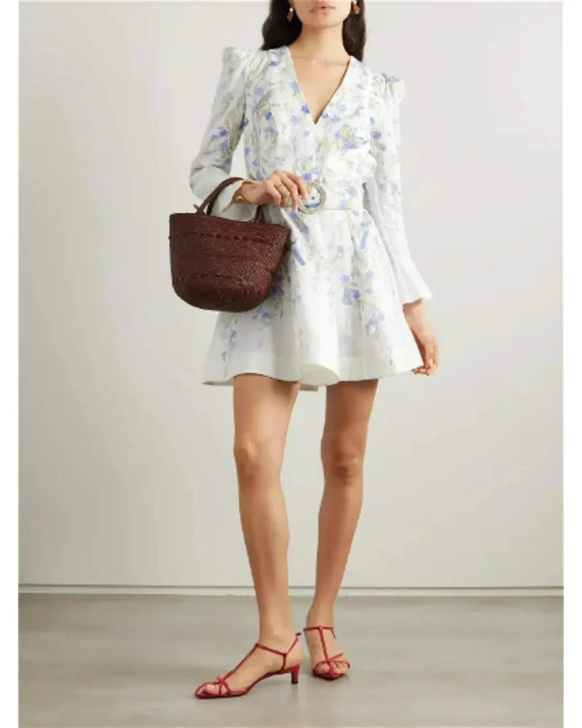 Zimmermann Nutura Mini Dress Blue Birds Size 3 / AU 14 - Image 1