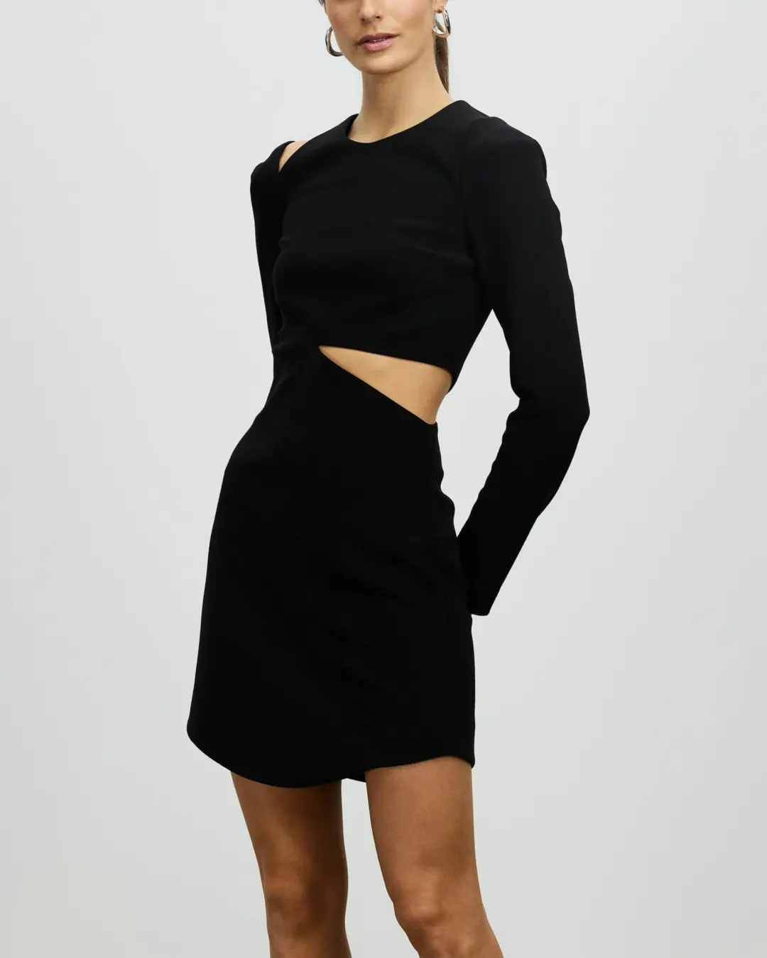 MISHA Florence Dress Black Size 12 for rent on The Volte - main image