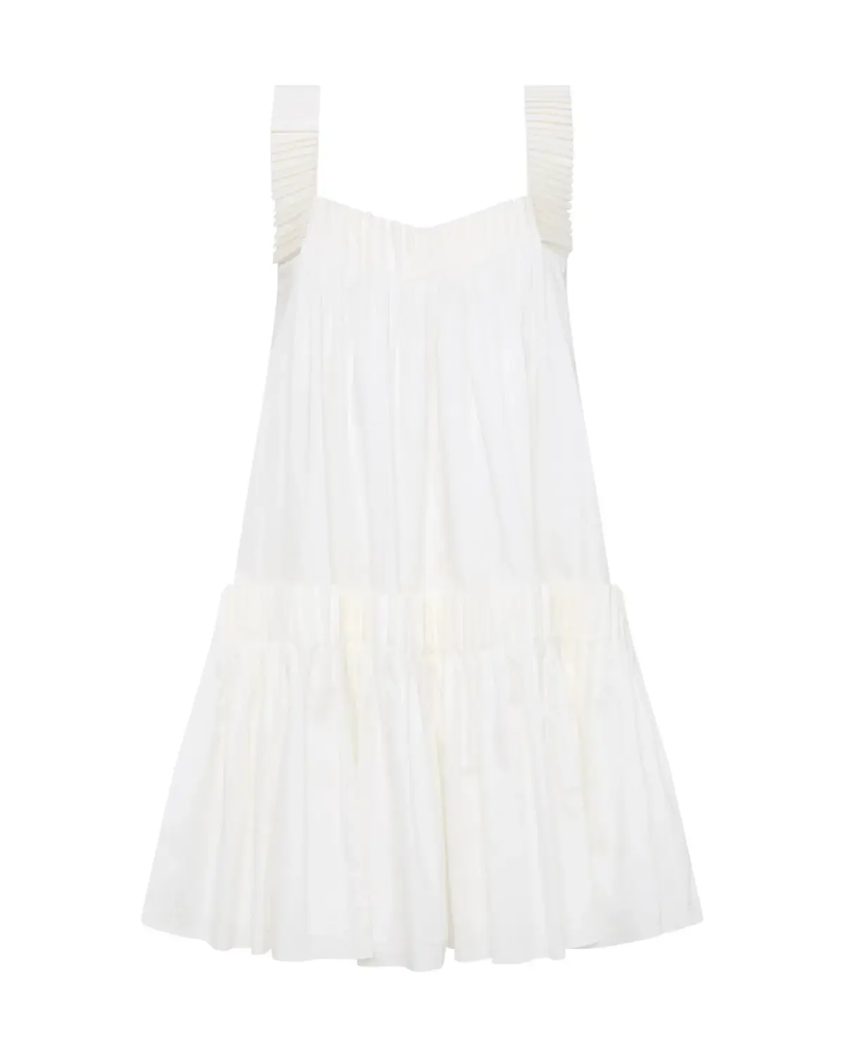 Aje Cecilia Smock Mini Dress Ivory Size AU 14 - Image 4