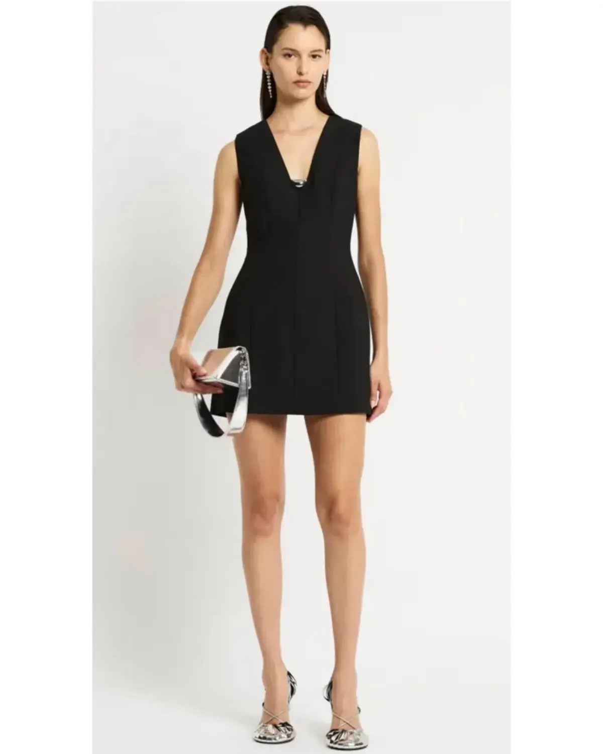 Sass & Bide Motion Mini Dress Black Size AU 8 - Image 1