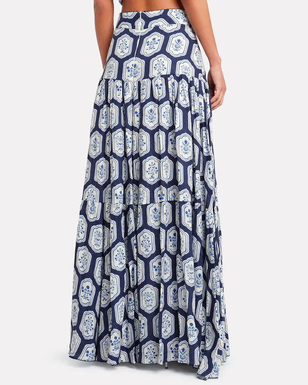 Agua by Agua Bendita Anis Maxi Skirt Print Size 8 - Image 2