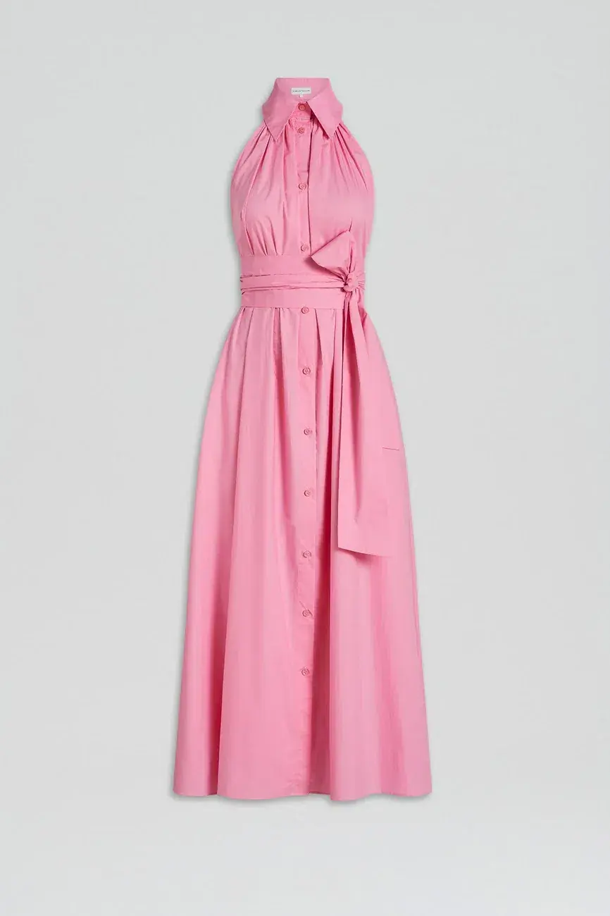 Scanlan Theodore The Parachute Sleeveless Shirt Dress Pink Size  12 - Image 5