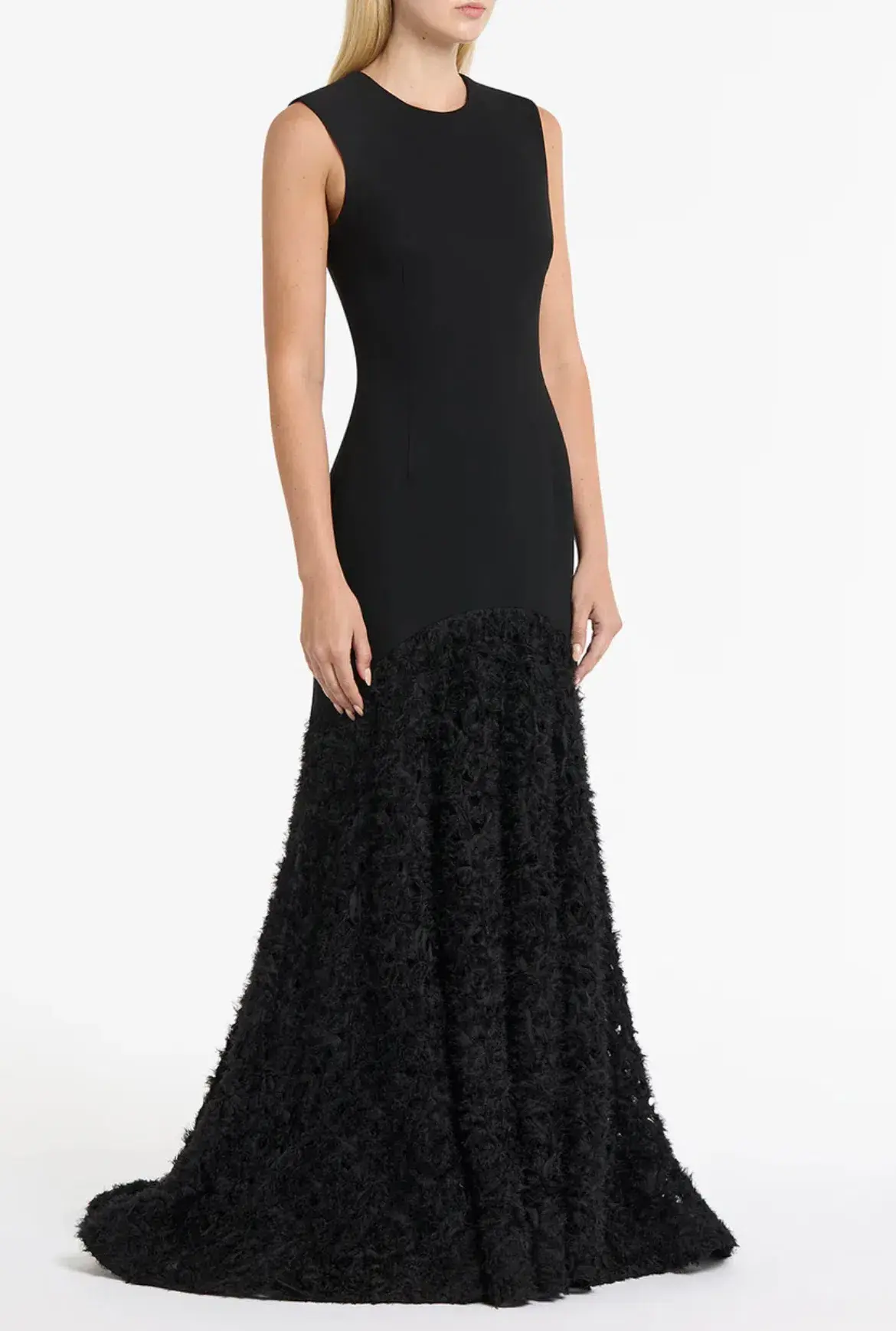 Carla Zampatti Black Nastro Gown Black Size 10 - Image 2