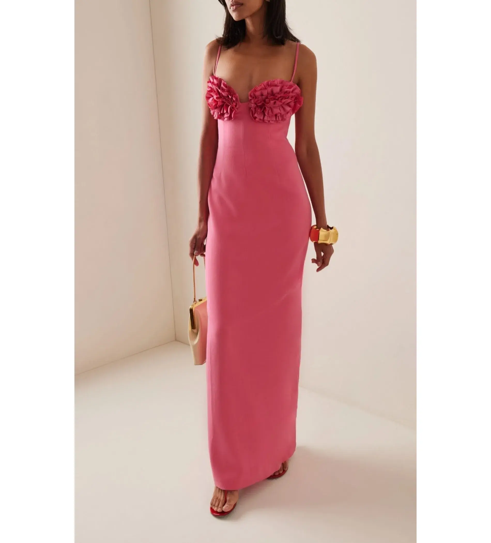Rachel Gilbert Margot Gown Pink Size 3/AU12 - Image 1