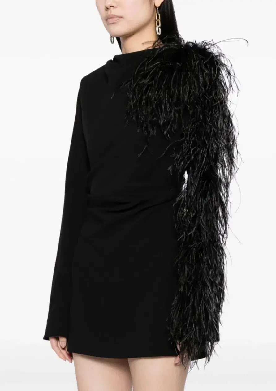 Rachel Gilbert Reina Mini Dress Black Size 3/AU12 - Image 2