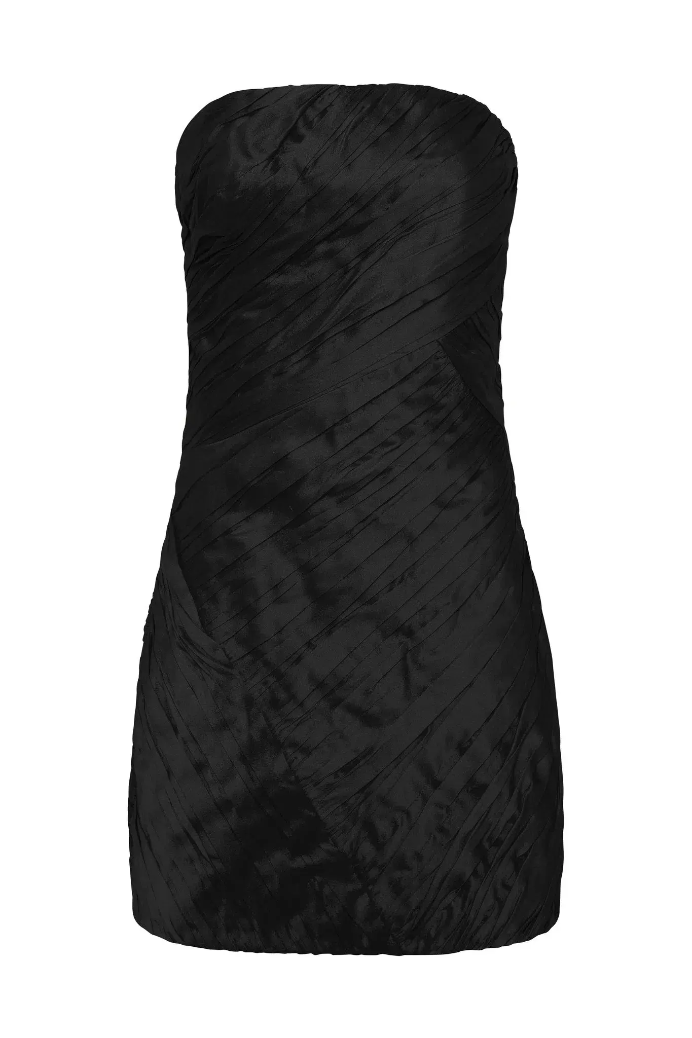 Aje Anima Ruched Mini Dress Black Size 6 - Image 5