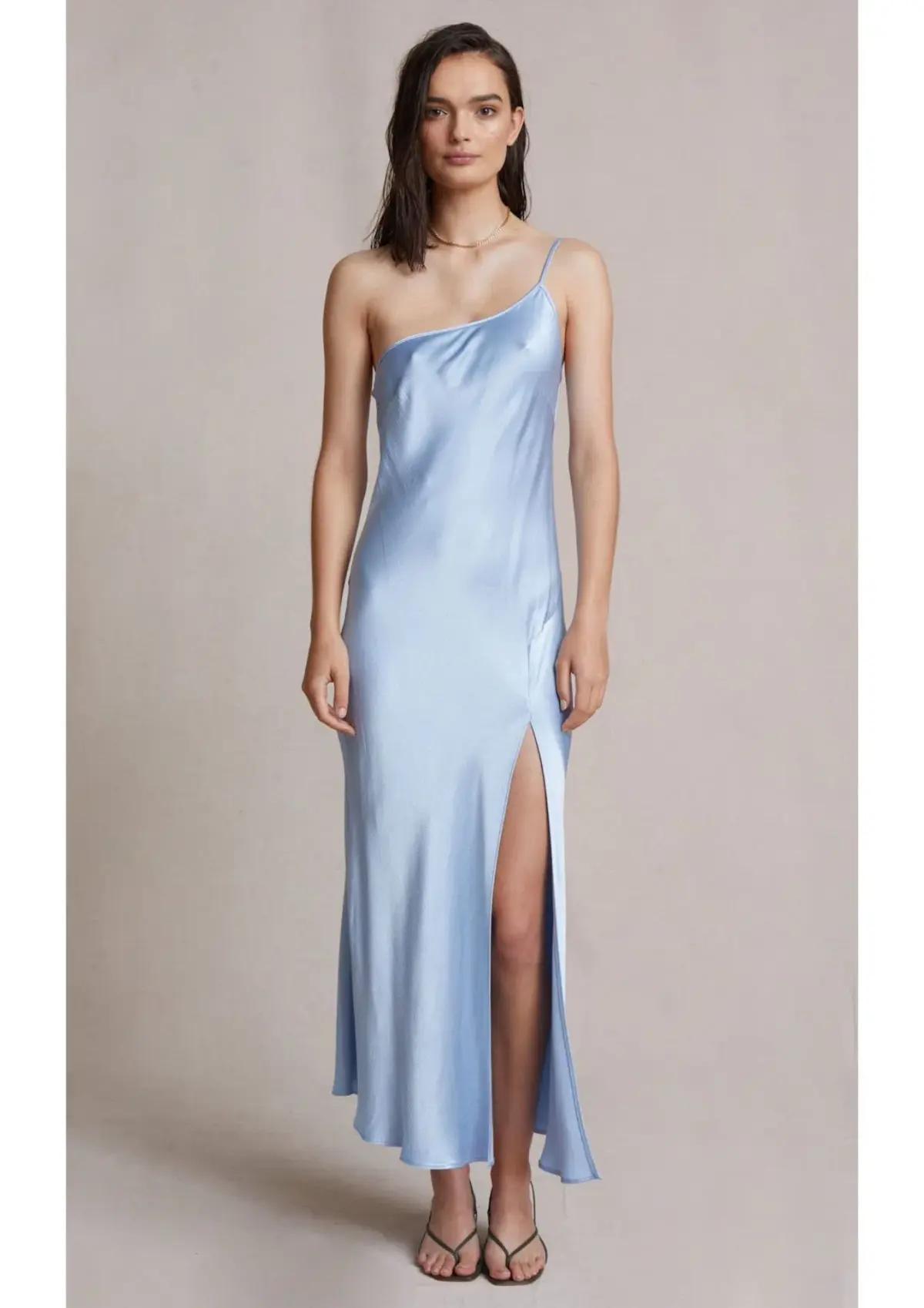 Bec & Bridge Salton Sea Midi Dress Sky Blue Size AU 8  - Image 1