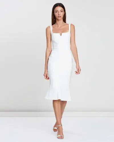 Rachel Gilbert Anneke Dress Ivory Size 8 for rent on The Volte - main image