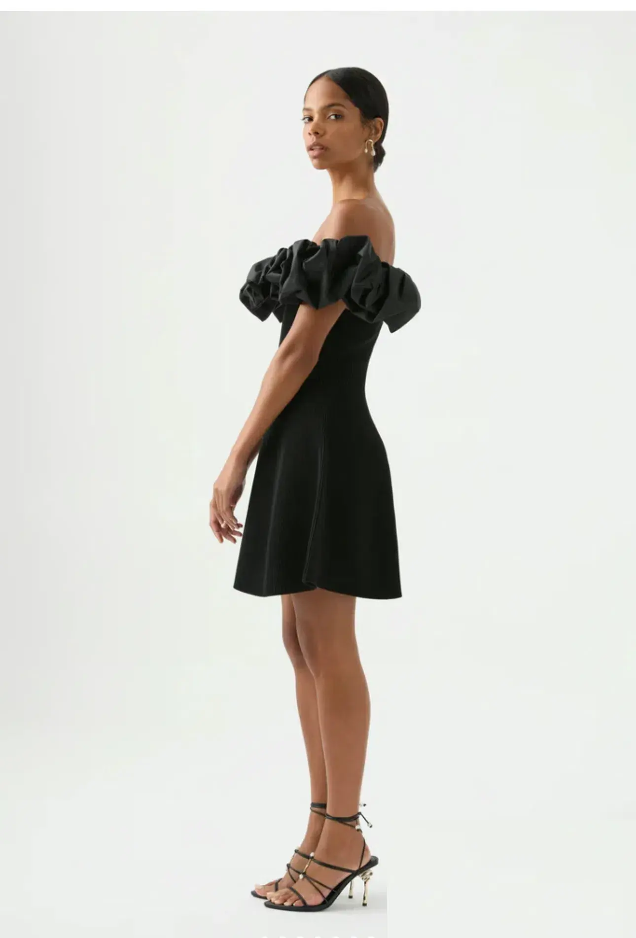 Aje Eldora Mini Dress Black Size 8 - Image 2