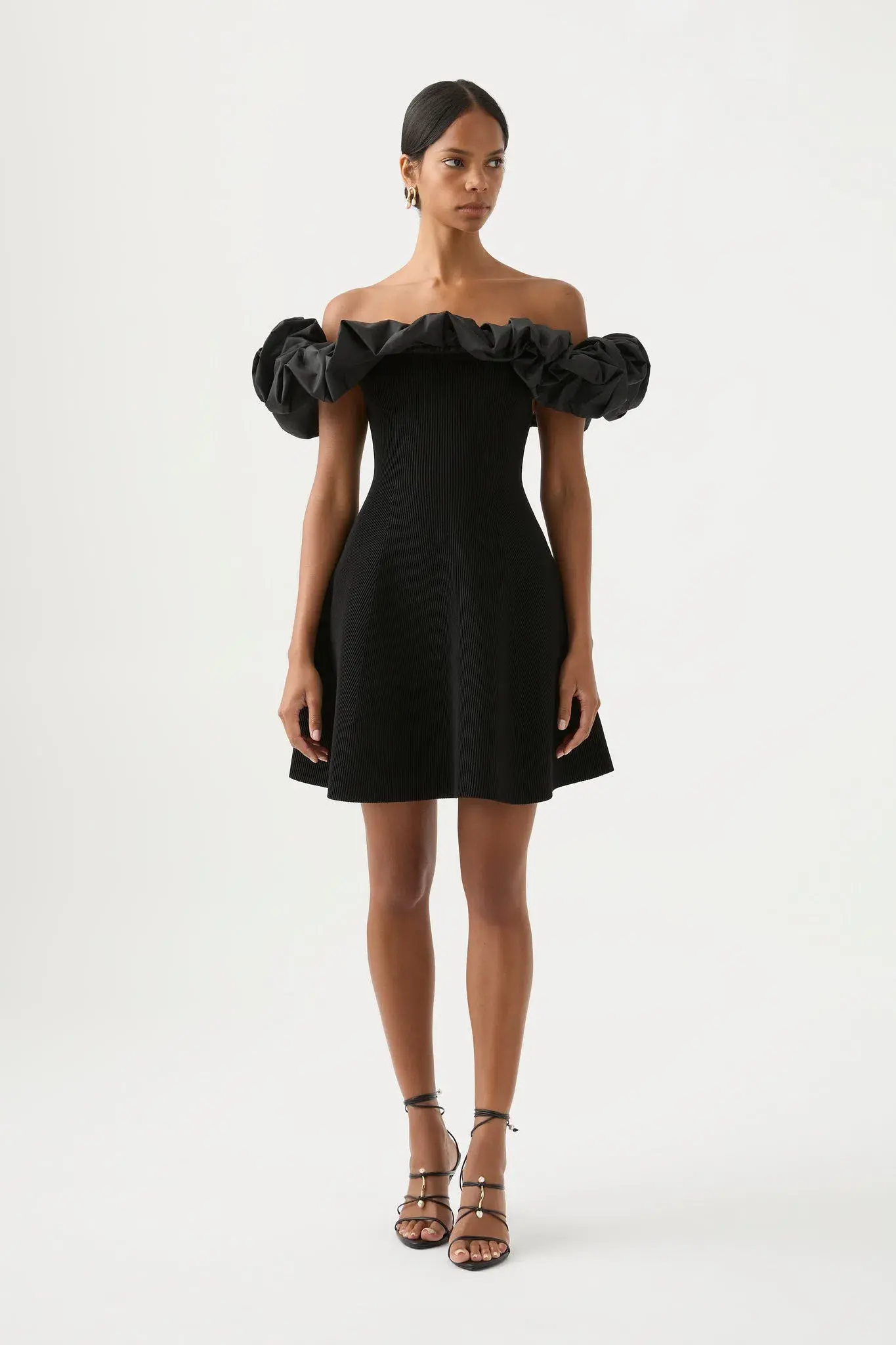 Aje Eldora Mini Dress Black Size 8 - Image 1