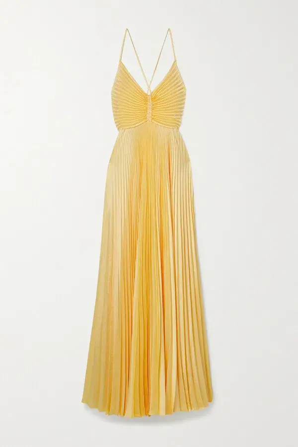 ALC Aries Dress Yellow Size 10 - Image 3