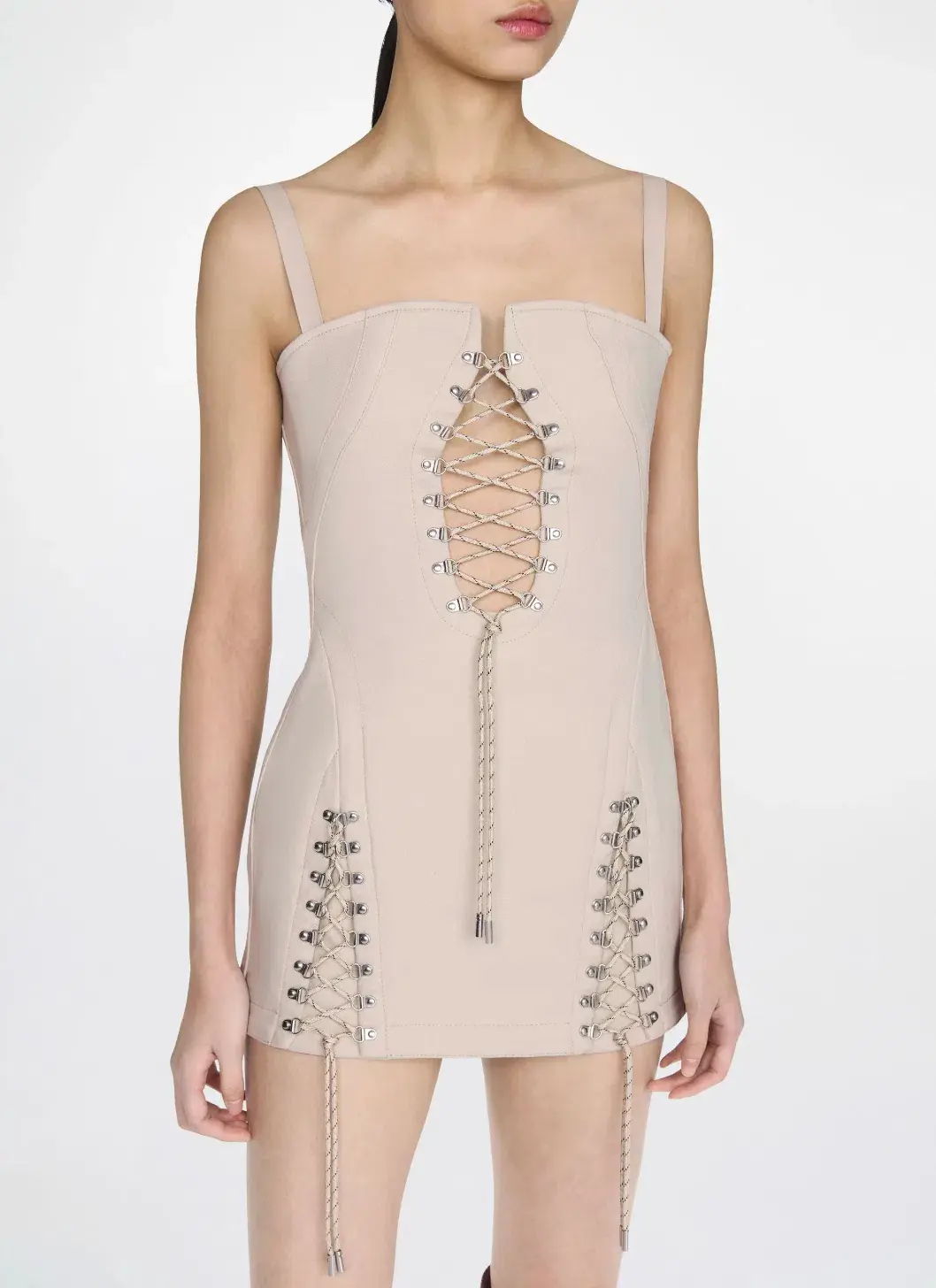 Dion Lee Hiking Laced Mini Dress - Image 2
