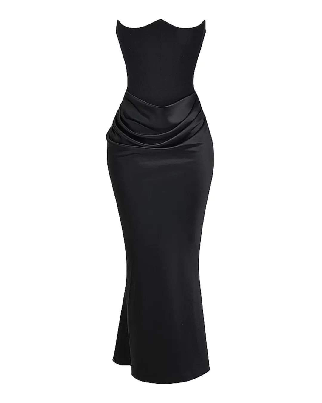 House of CB Persephone Strapless Corset Dress Black Size Small / AU 8 for rent on The Volte - main image