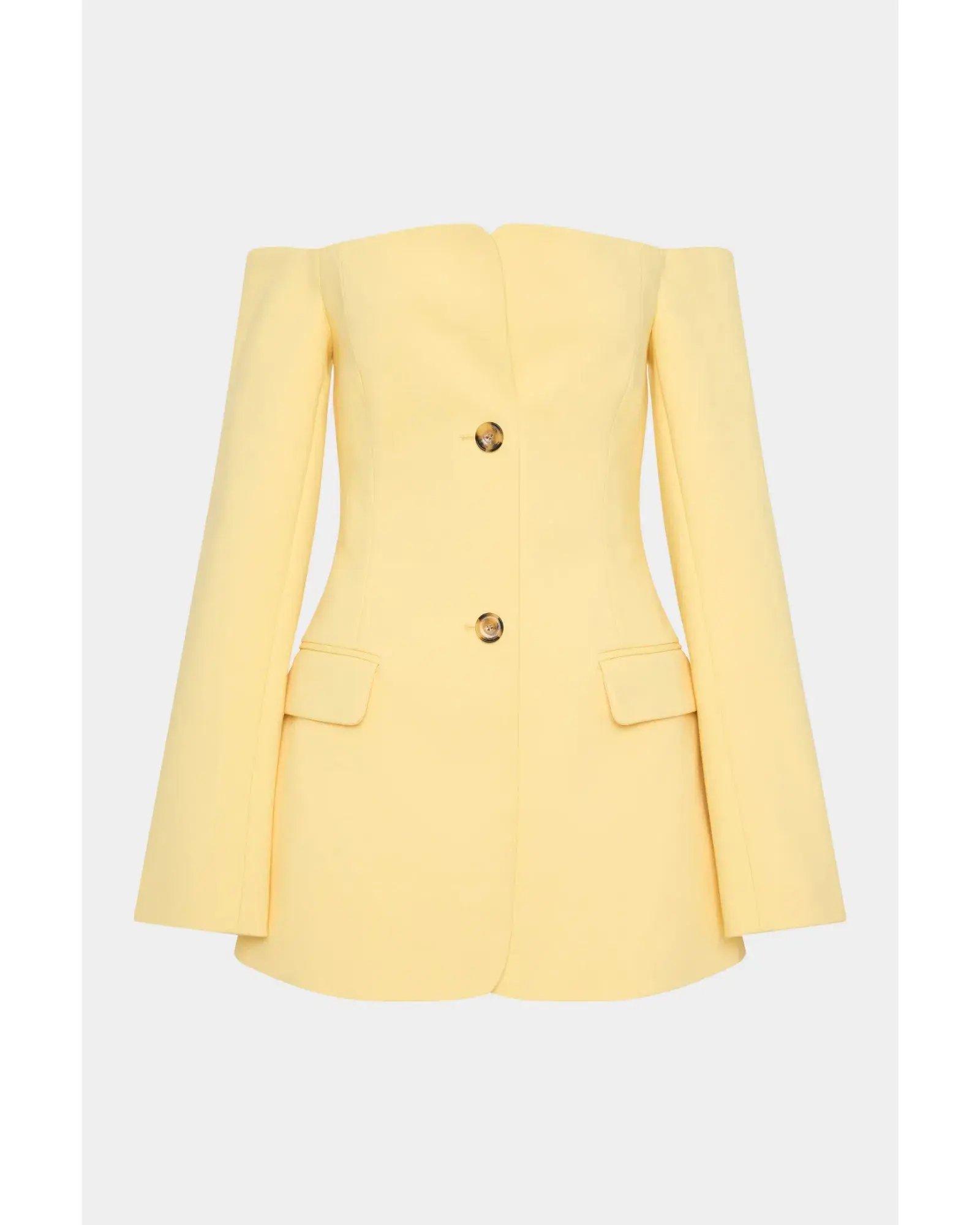 Sir the Label Sandrine Mini Dress in Limone Yellow Size 4 / AU 14 - Image 5
