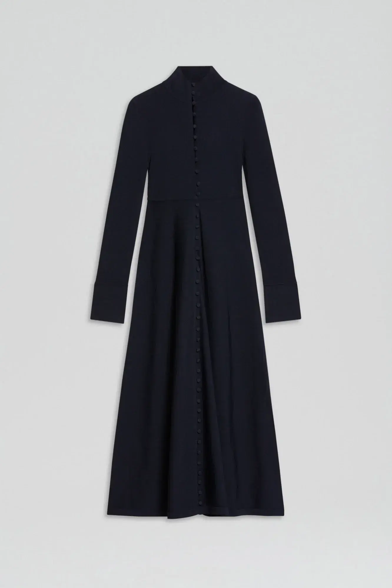 Scanlan Theodore Crepe Knit Button Polo Dress Navy Size M / AU 10 - Image 4