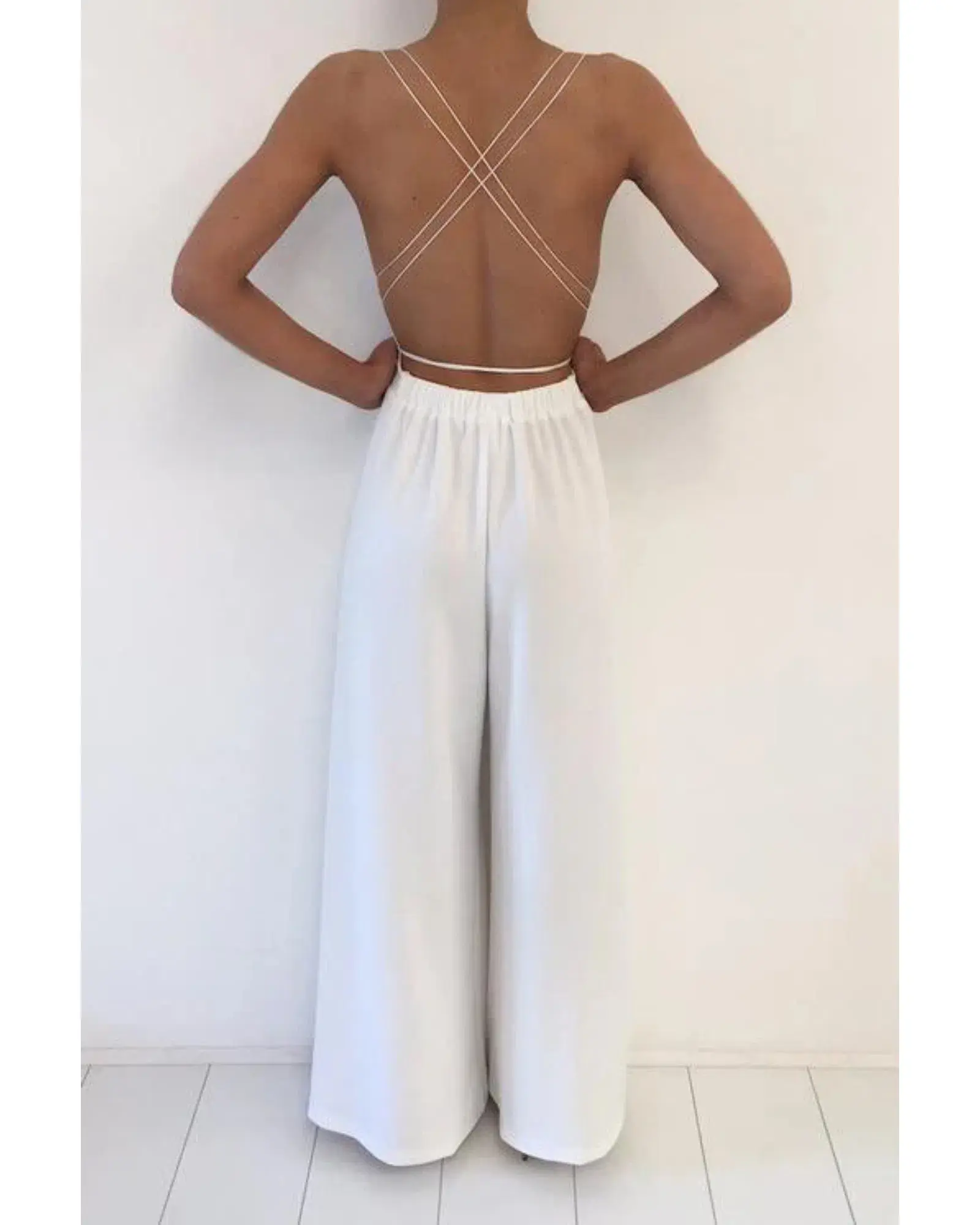 Natalie Rolt Khloe Jumpsuit White Size S / AU 8 - Image 2