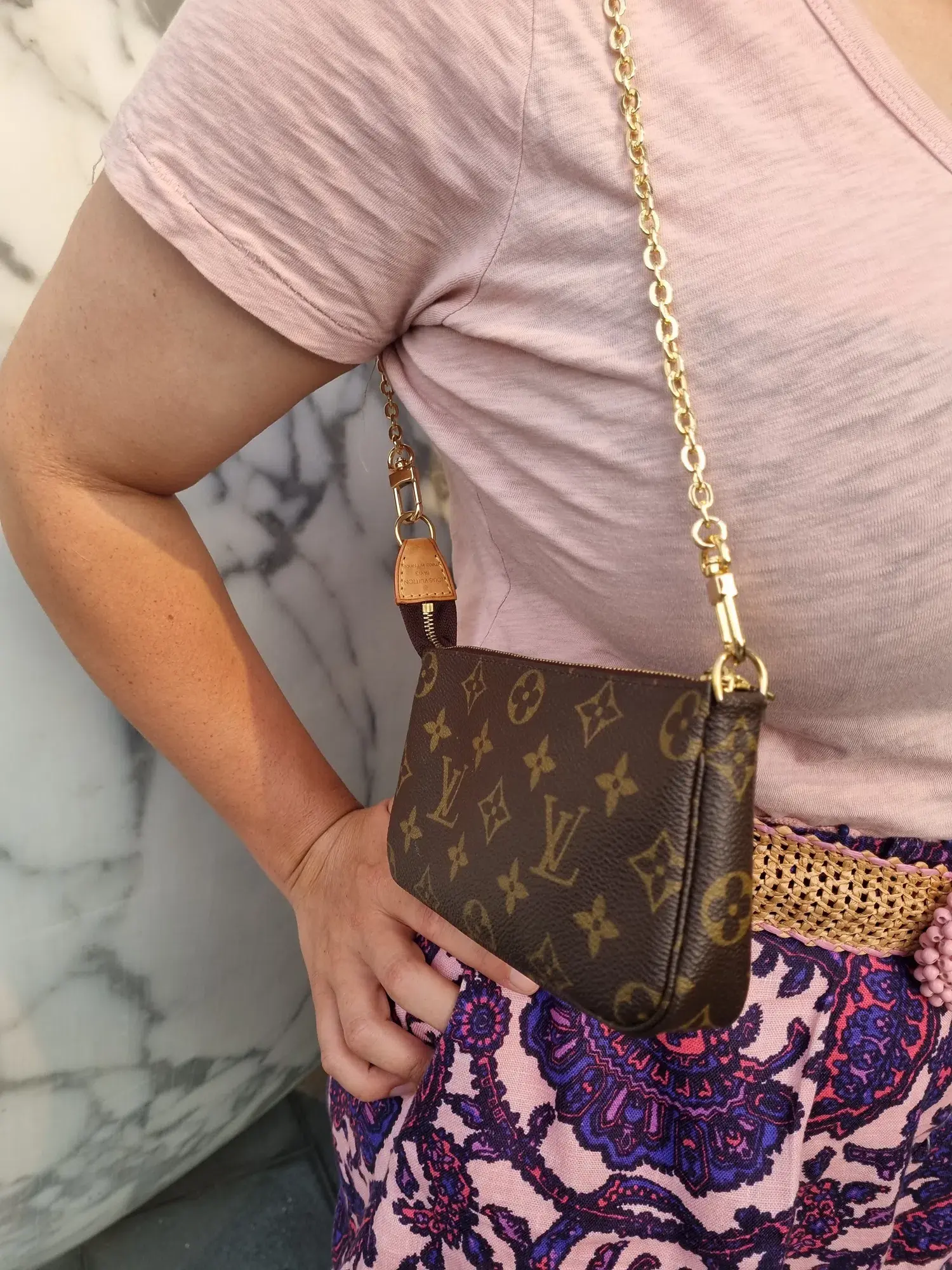 Louis Vuitton Mini Shoulder Bag Monogram - Image 3
