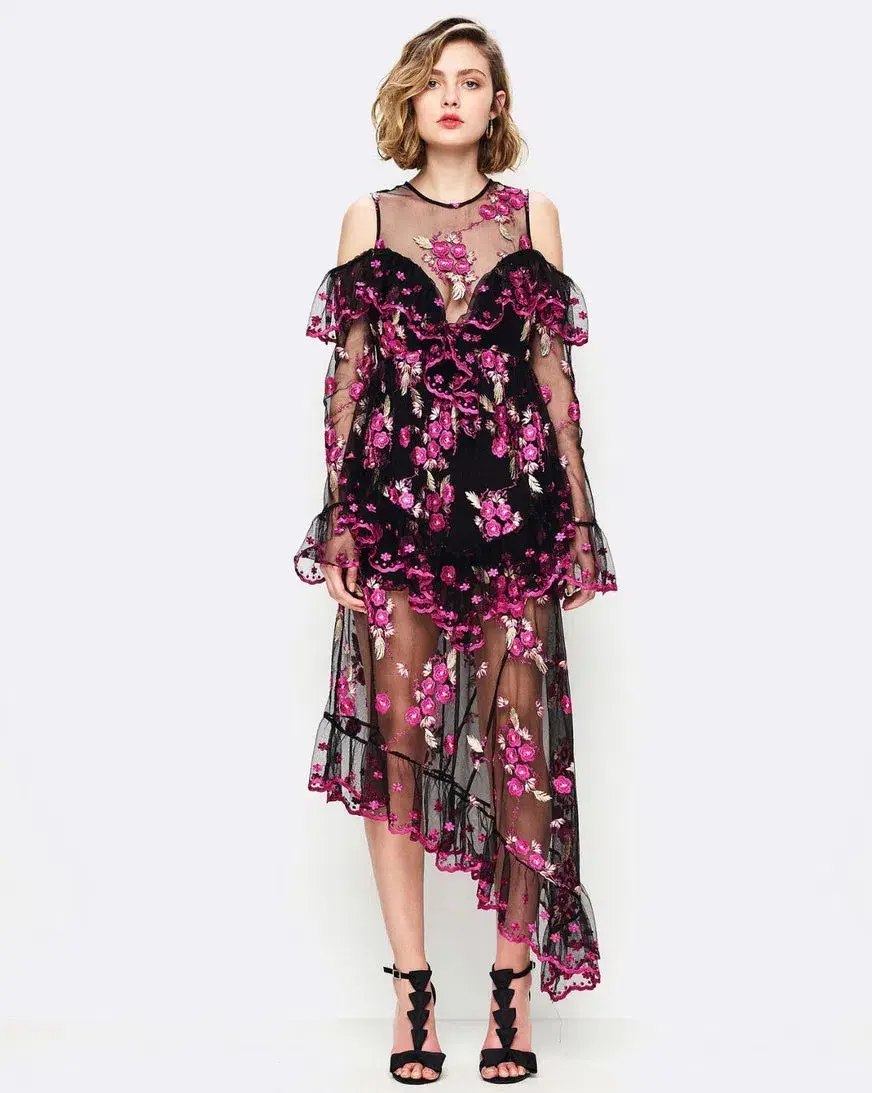 Alice McCall Mirage Gown Floral Size 6 - Image 1