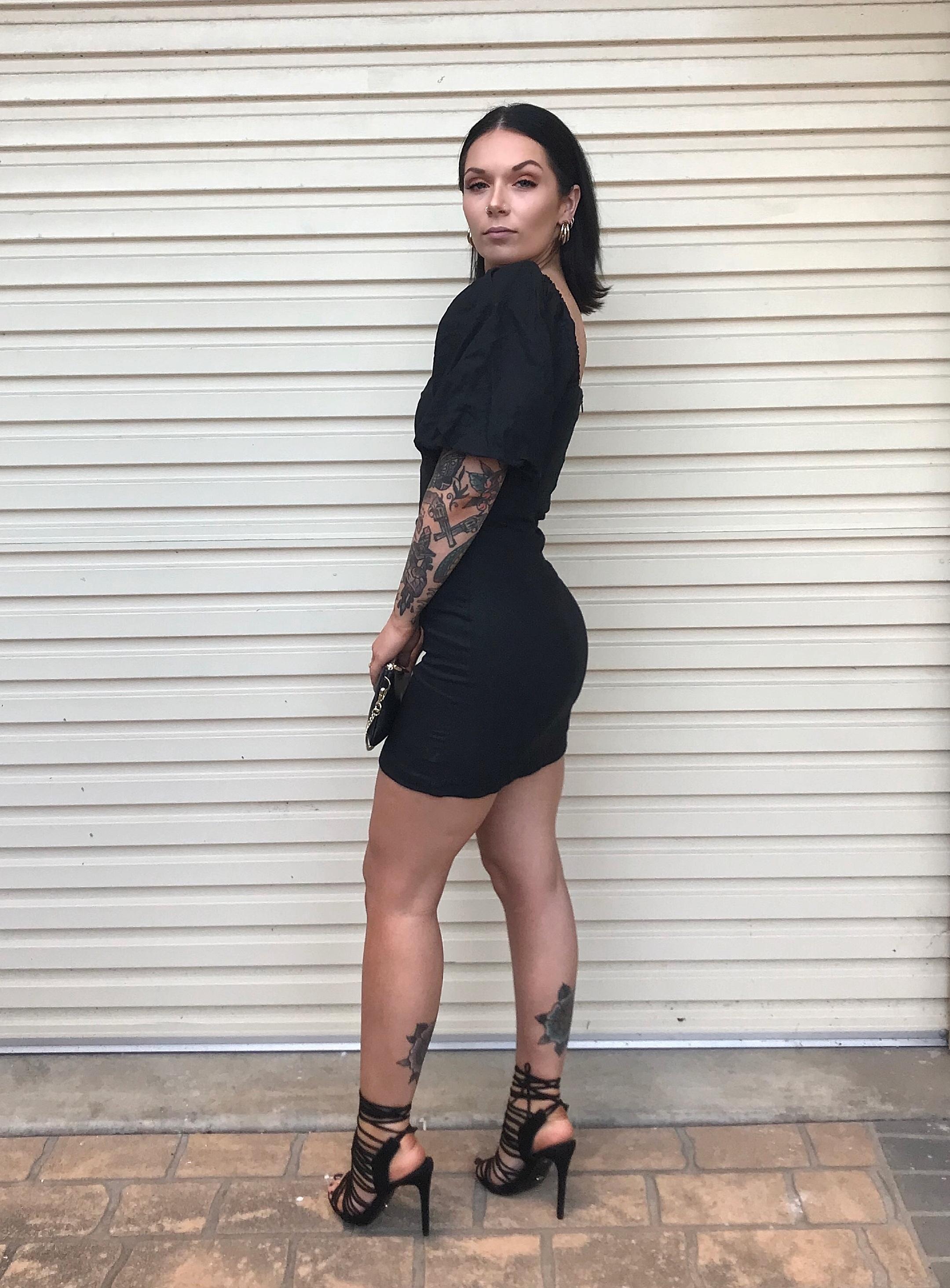 Bec & Bridge Love Addiction Mini Dress Black Size AU 6 - Image 3