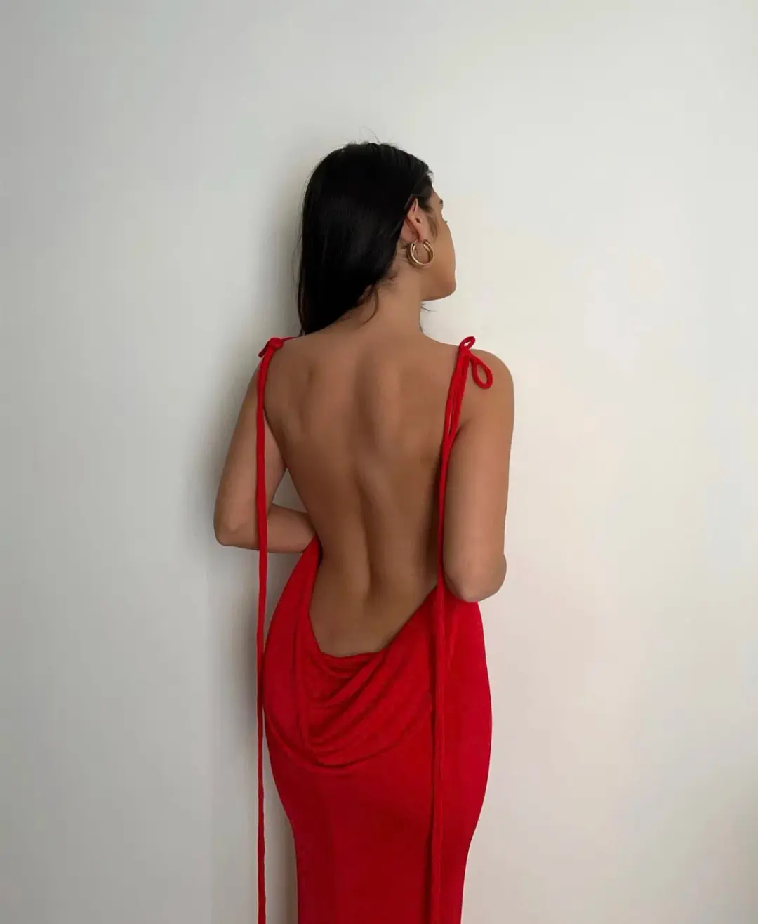 Melani the Label Cristina Gown Red Size 8 for rent on The Volte - main image