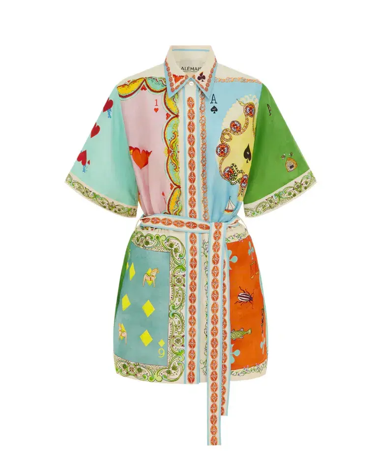 Alemais Rummy Mini Dress Multi Size 10 - Image 4