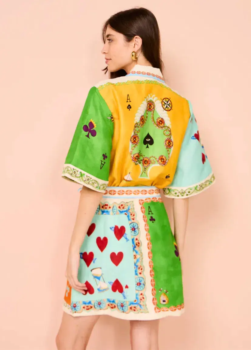 Alemais Rummy Mini Dress Multi Size 10 - Image 2