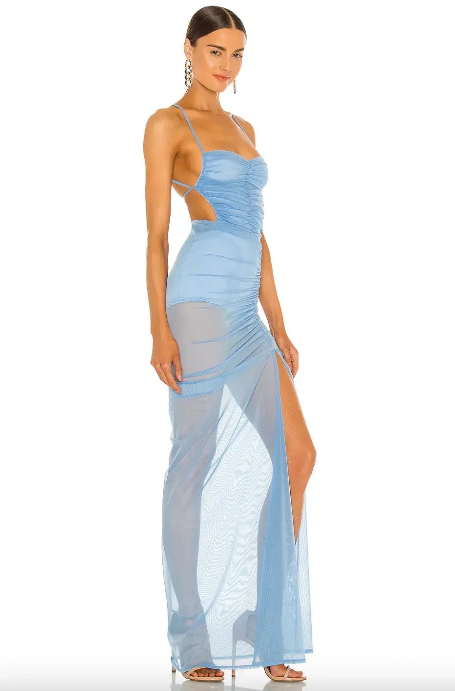 Michael Costello x Revolve Follie Maxi Gown in Periwinkle Size XS / AU 6 - Image 2