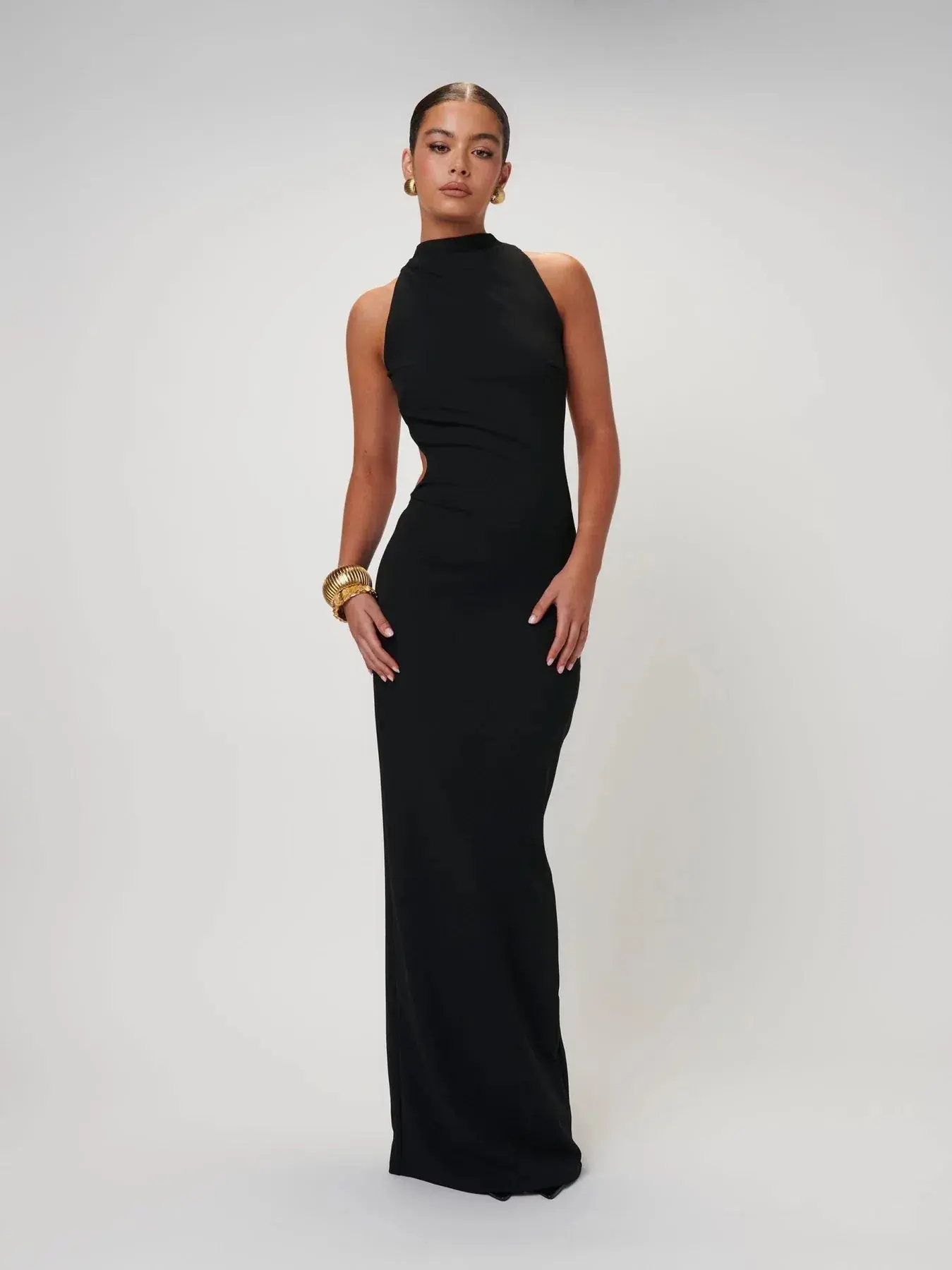 Effie Kats Ambre Gown in Black Size S / AU 8 - Image 1