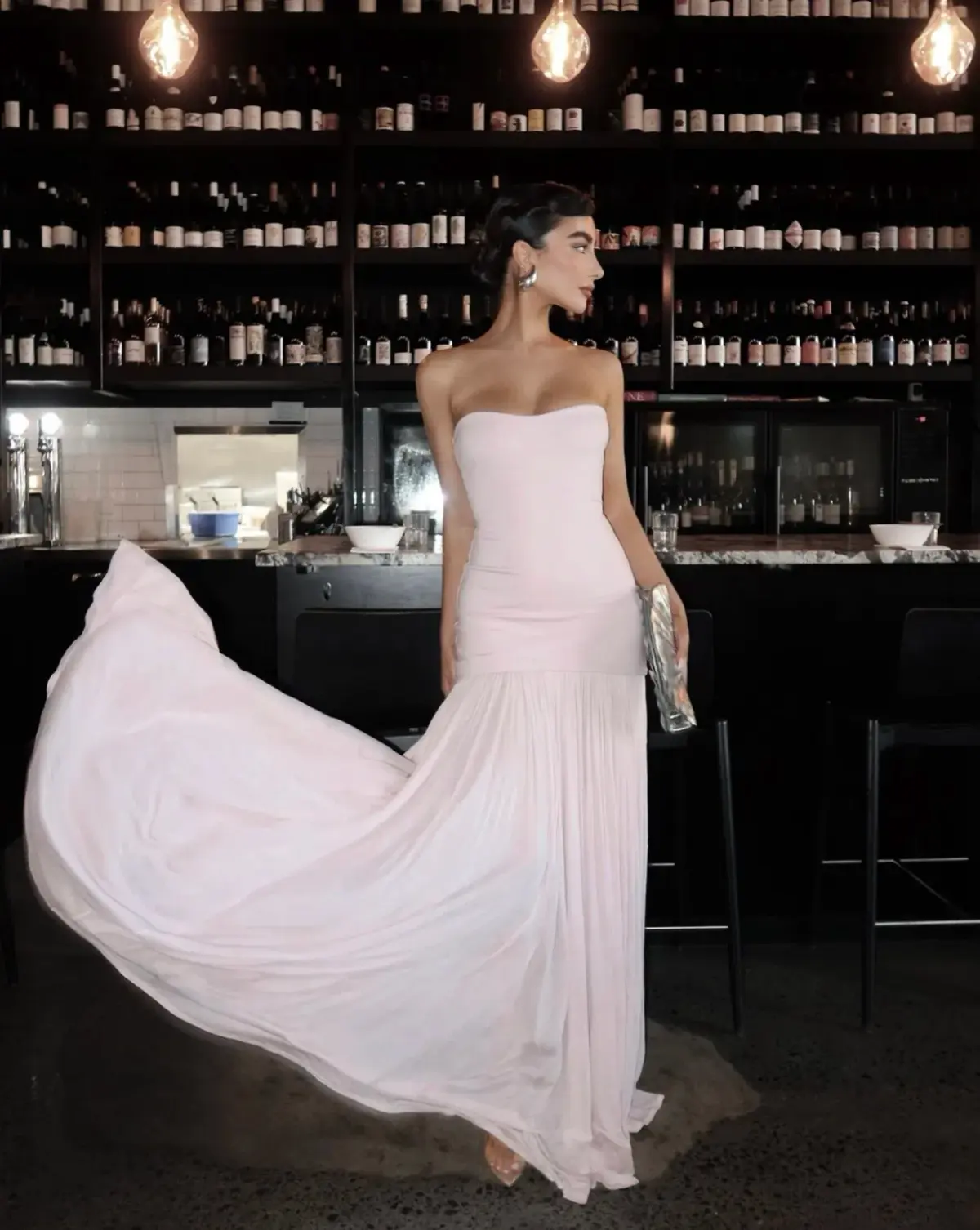 Helsa The Naomi Dress Barely Pink Size S / AU 8 - Image 7
