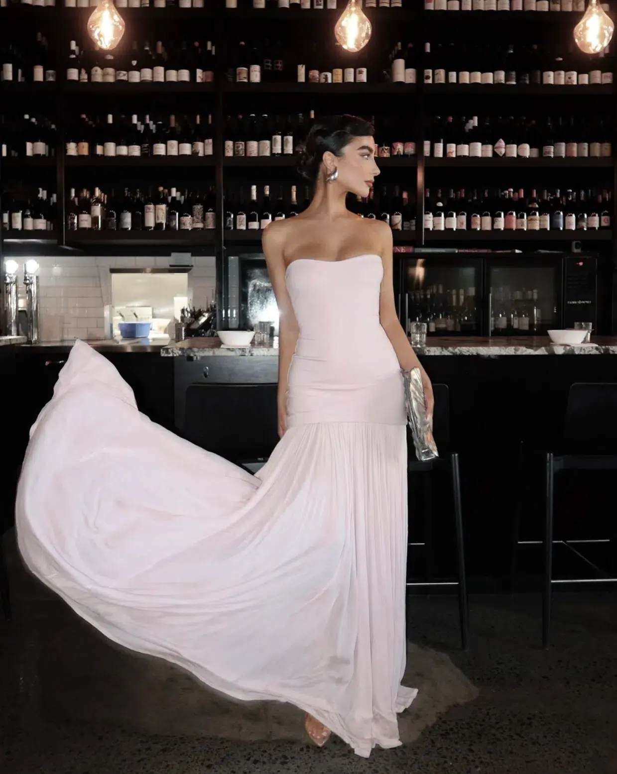 Helsa The Naomi Dress Barely Pink Size S / AU 8 - Image 7