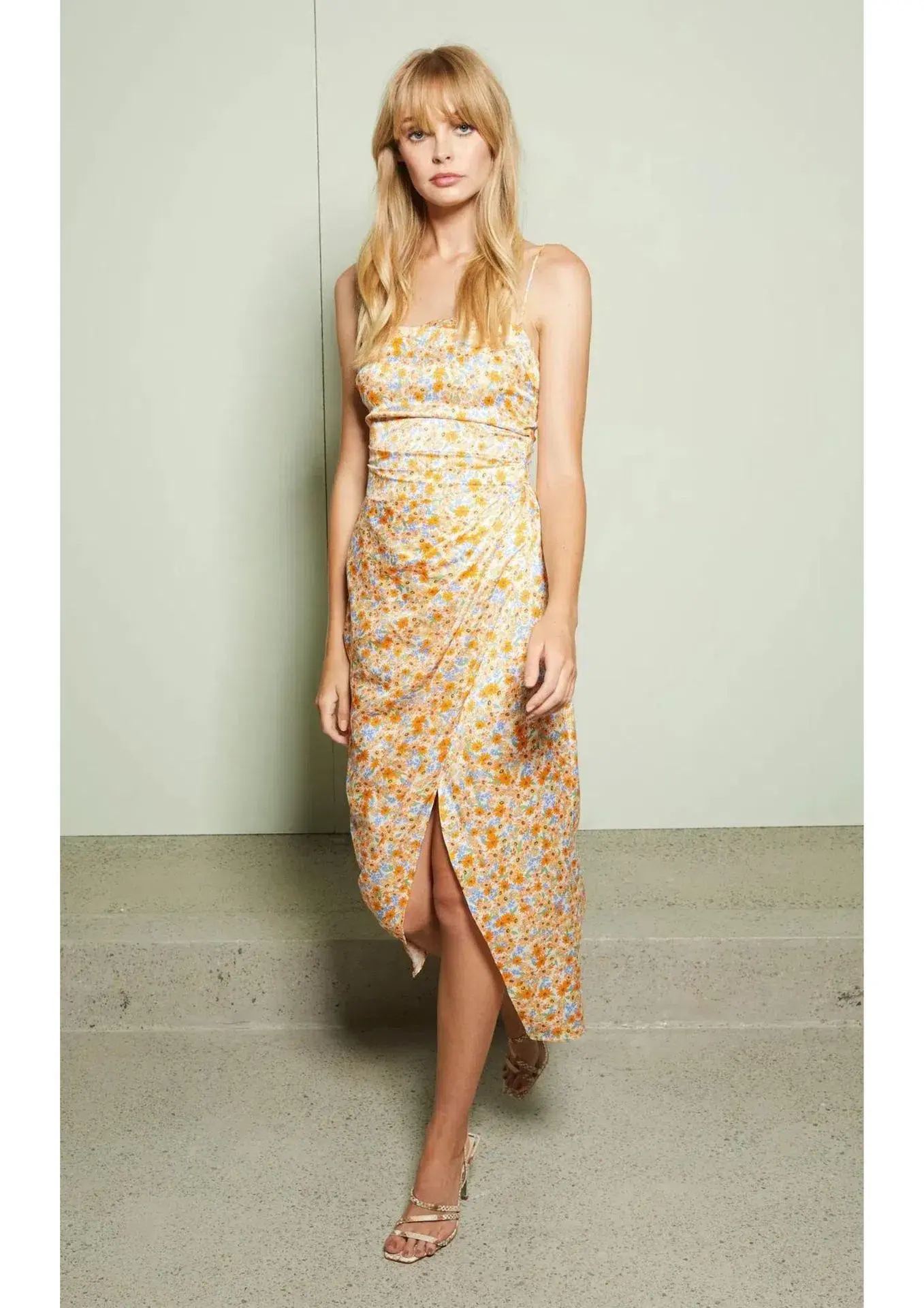 Bec & Bridge Heidi Midi Dress Floral Size 8 - Image 1
