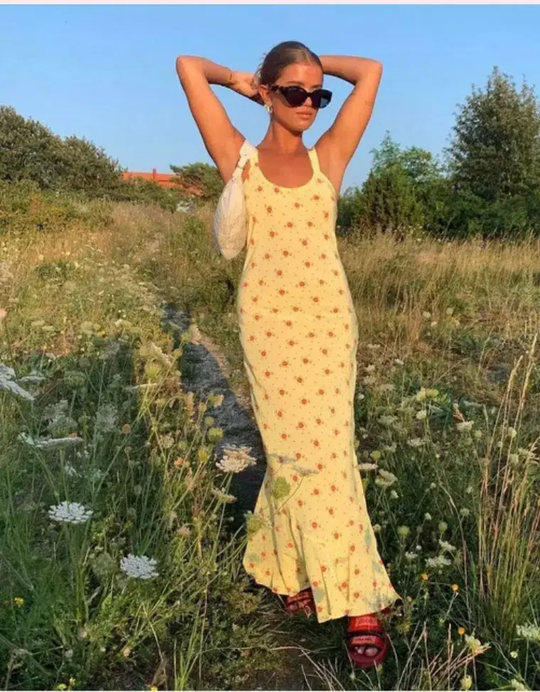 Realisation Par Allegra Maxi Dress Verona Floral Print Size XS / AU 6 - Image 4