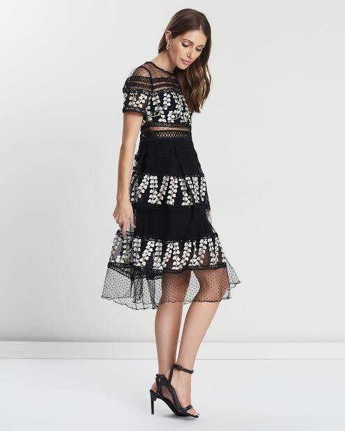 The Night Blossom Maxi Dress for rent on The Volte - main image