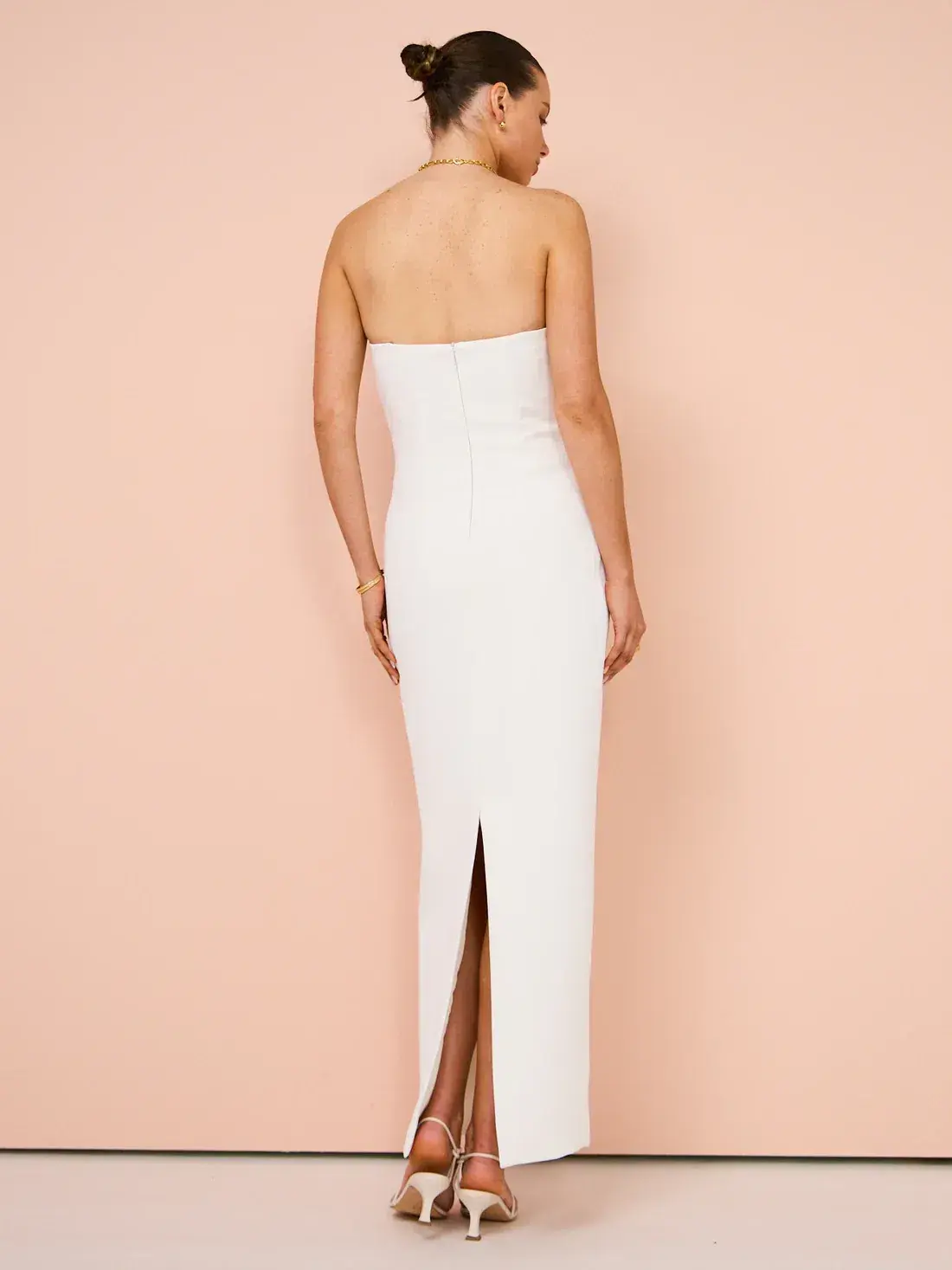 Manning Cartell Fast Forward Strapless Dress in White, Size 12 - Image 7