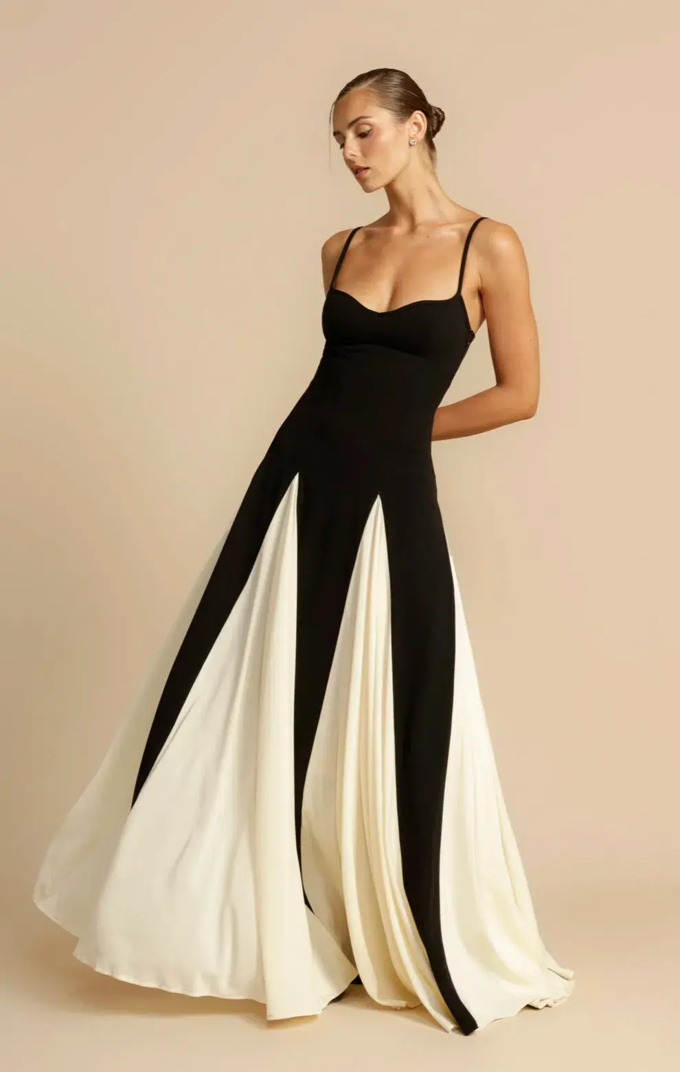 Arcina Ori Paloma Dress Black/White Size 8 - Image 2
