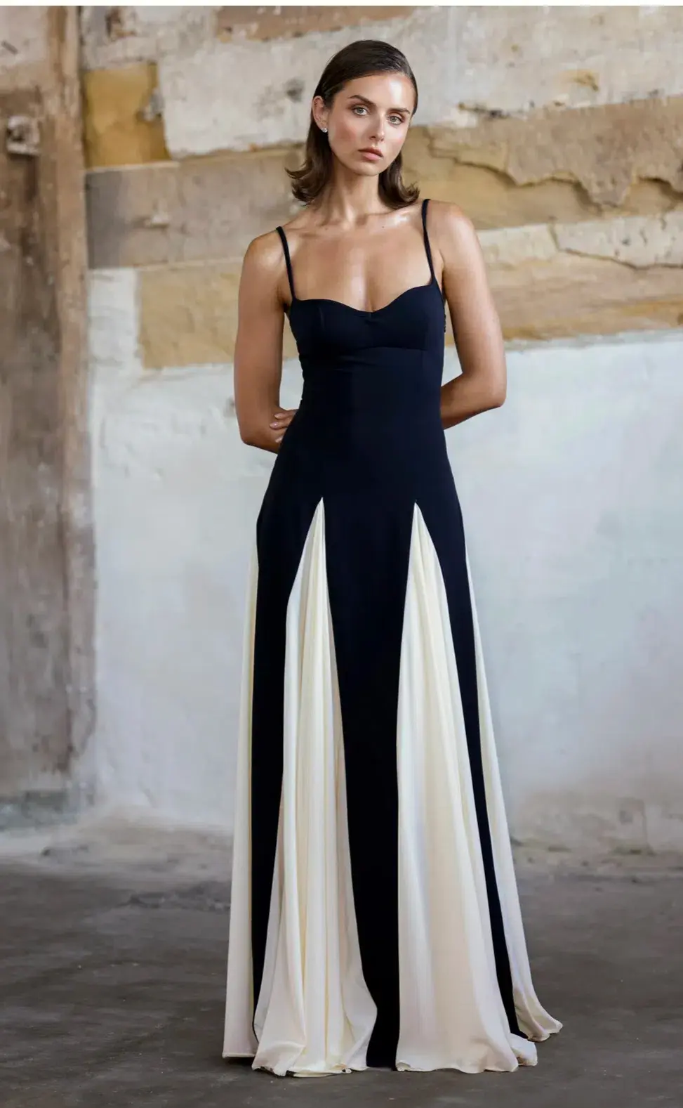 Arcina Ori Paloma Dress Black/White Size 8 - Image 3