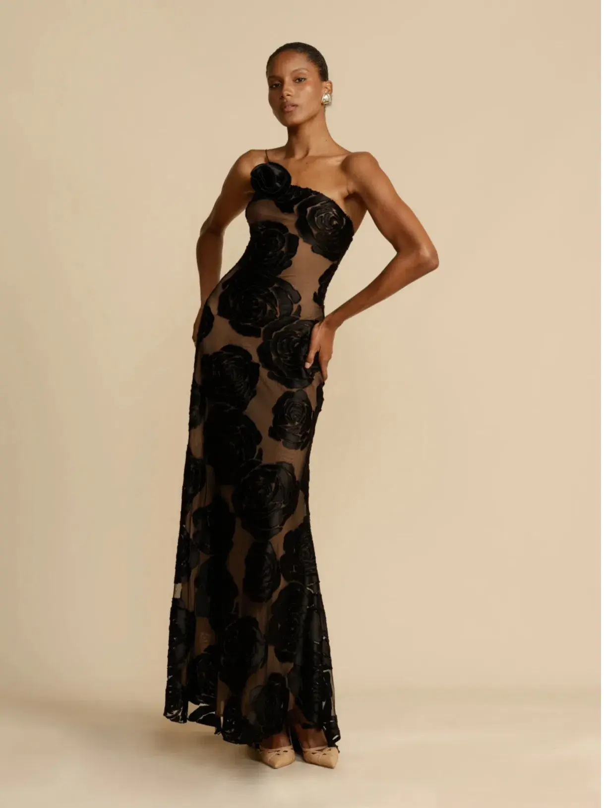 Arcina Ori Marcella Dress Black Size 8 - Image 1