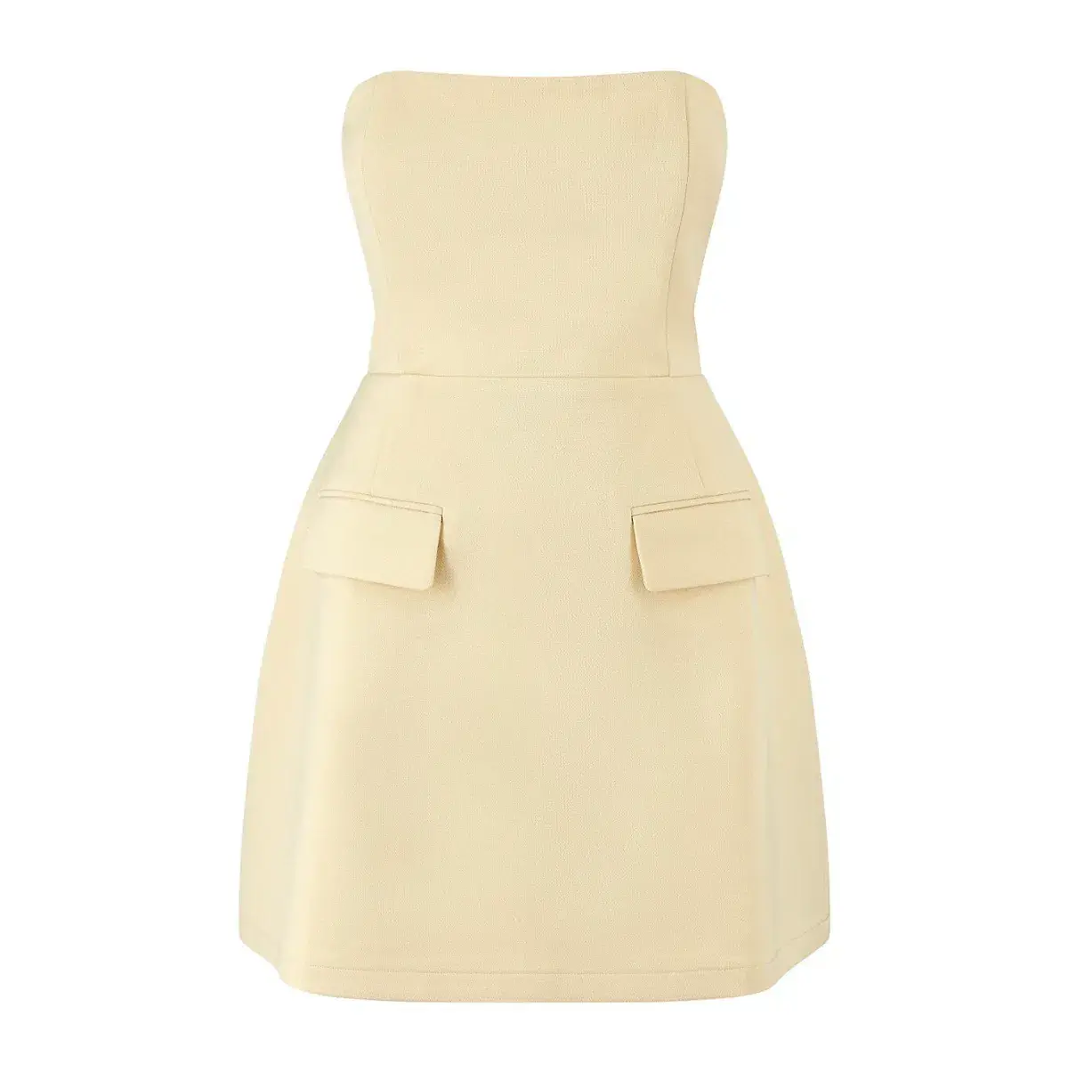 Odd Muse The Ultimate Muse Strapless Mini Dress in Lemon Size 8 - Image 5