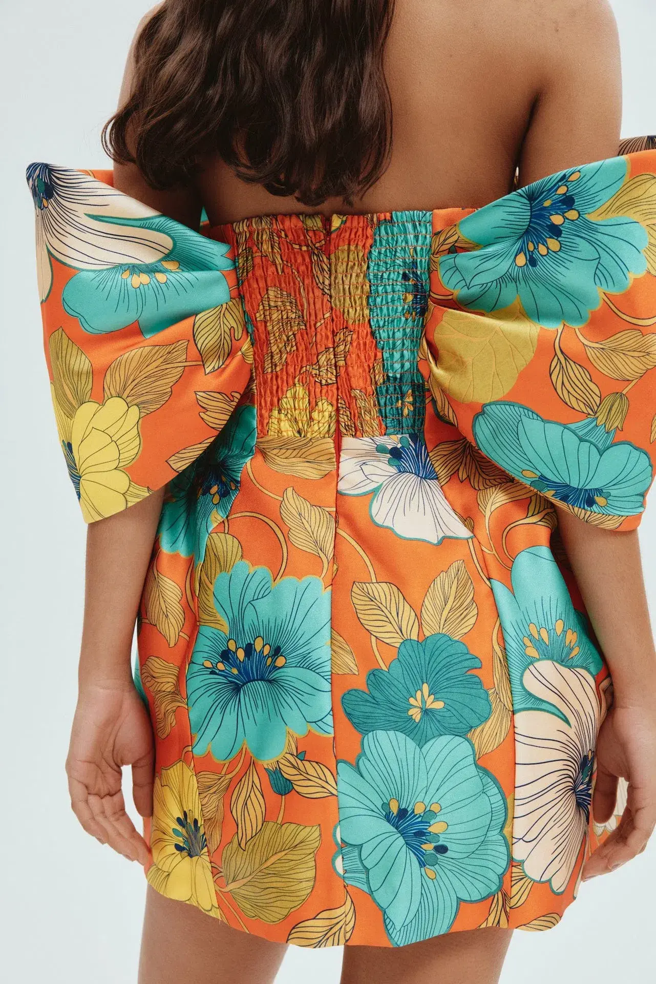 Alemais Piato Sculpt Mini Dress Floral Size 10 - Image 3